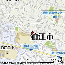 東京都狛江市岩戸南2丁目20周辺の地図