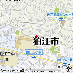 東京都狛江市岩戸南2丁目20-20周辺の地図