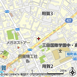 東京都世田谷区用賀3丁目12周辺の地図