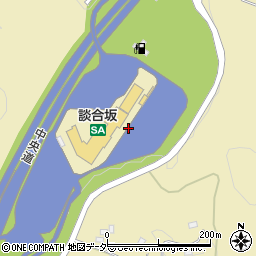 談合坂ＳＡ周辺の地図