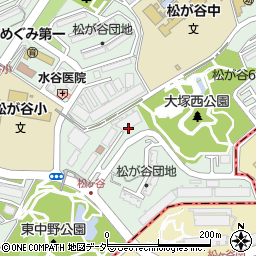 東京都八王子市松が谷10周辺の地図