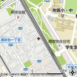 ミライト千葉支店周辺の地図