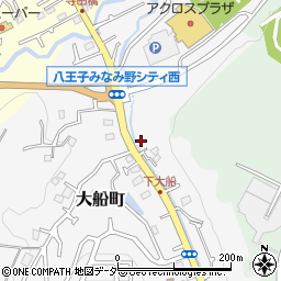 東京都八王子市大船町182周辺の地図