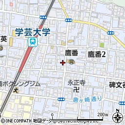 ニクアザブ 学芸大学店周辺の地図