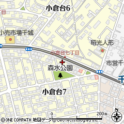 千葉県千葉市若葉区小倉台7丁目3-2周辺の地図
