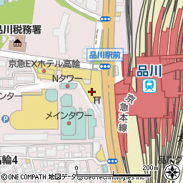 天ぷらつな八高輪店周辺の地図
