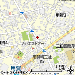 モナル ダイニング 用賀周辺の地図
