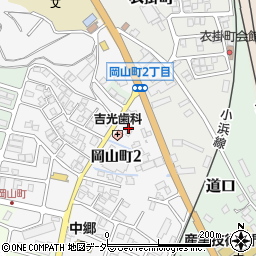 福井県敦賀市岡山町2丁目46周辺の地図