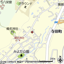 東京都八王子市寺田町791-2周辺の地図