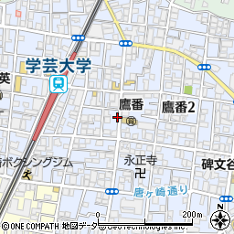 ＳＡＮパーク目黒鷹番９駐車場周辺の地図