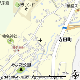 東京都八王子市寺田町341周辺の地図