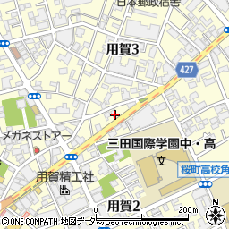 東京都世田谷区用賀3丁目12-16周辺の地図