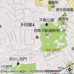 東京都目黒区下目黒4丁目19-3周辺の地図