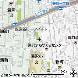 東京都世田谷区新町1丁目5周辺の地図