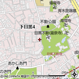 東京都目黒区下目黒4丁目19-5周辺の地図