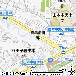 東京都八王子市下柚木414周辺の地図