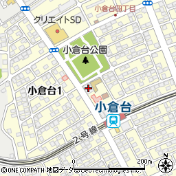 千葉興業銀行小倉台支店周辺の地図