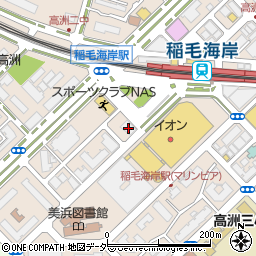 千葉銀行新稲毛支店 ＡＴＭ周辺の地図