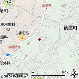 山梨県甲府市後屋町513周辺の地図