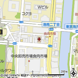 港港南郵便局周辺の地図