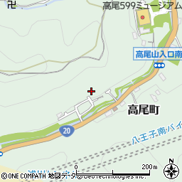 東京都八王子市高尾町2538周辺の地図