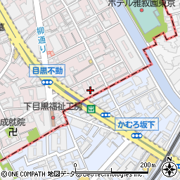 大栄パーク不動前駐車場周辺の地図