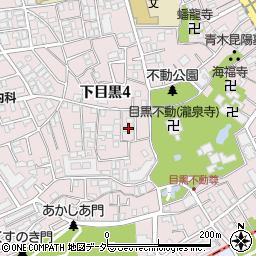 東京都目黒区下目黒4丁目19-6周辺の地図