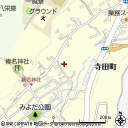 東京都八王子市寺田町340-4周辺の地図