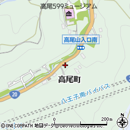 東京都八王子市高尾町2352周辺の地図