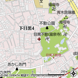 東京都目黒区下目黒4丁目19-2周辺の地図