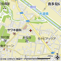 東京都世田谷区喜多見5丁目周辺の地図