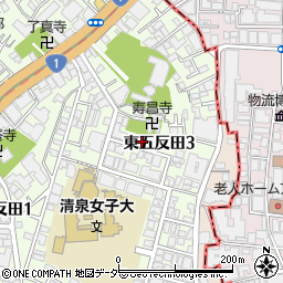 東京都品川区東五反田3丁目周辺の地図