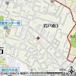 東京都狛江市岩戸南3丁目18-23周辺の地図