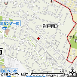 東京都狛江市岩戸南3丁目18周辺の地図