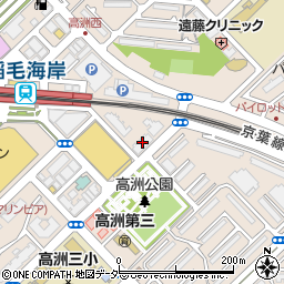 アイセイ薬局・稲毛海岸店周辺の地図