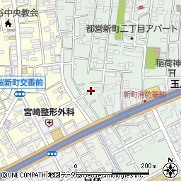 東京都世田谷区新町2丁目29周辺の地図