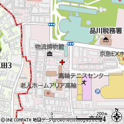 東京都港区高輪4丁目6-8周辺の地図