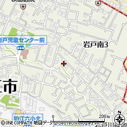 東京都狛江市岩戸南3丁目19周辺の地図