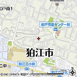 東京都狛江市岩戸南2丁目24-4周辺の地図