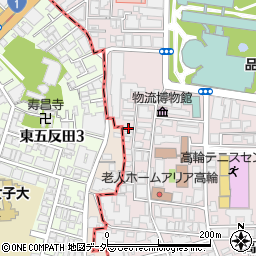 東京都港区高輪4丁目1-21周辺の地図