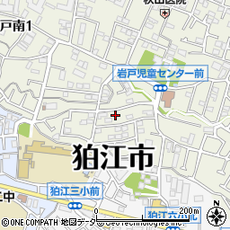東京都狛江市岩戸南2丁目24-5周辺の地図
