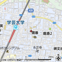 三菱ＵＦＪ銀行学芸大学駅前支店周辺の地図