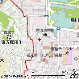 東京都港区高輪4丁目2周辺の地図