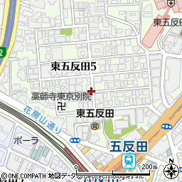 東京都品川区東五反田5丁目周辺の地図