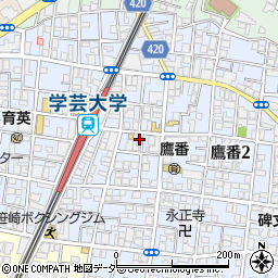 歯科学芸大学クリニック周辺の地図