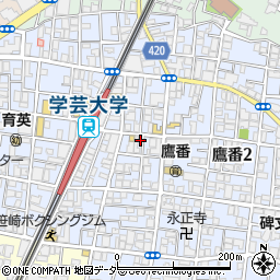 キッチンオリジン学芸大学駅前店周辺の地図