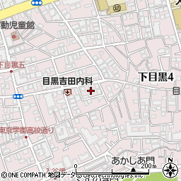 東京都目黒区下目黒5丁目8周辺の地図