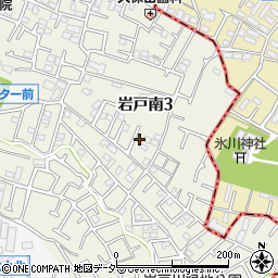 東京都狛江市岩戸南3丁目14-28周辺の地図