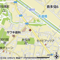 コート成城南周辺の地図