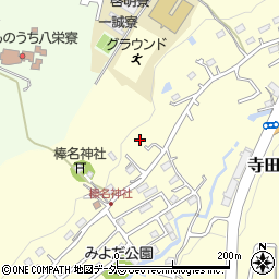 東京都八王子市寺田町832周辺の地図